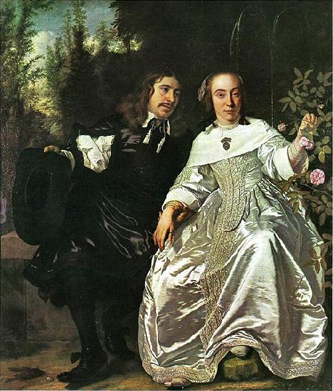 Bartholomeus van der Helst Abraham del Court and his wife Maria de Keerssegieter oil painting picture